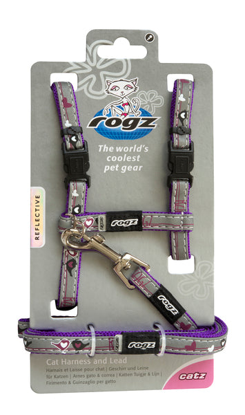 Rogz Nightcat Harness And Leash Set
